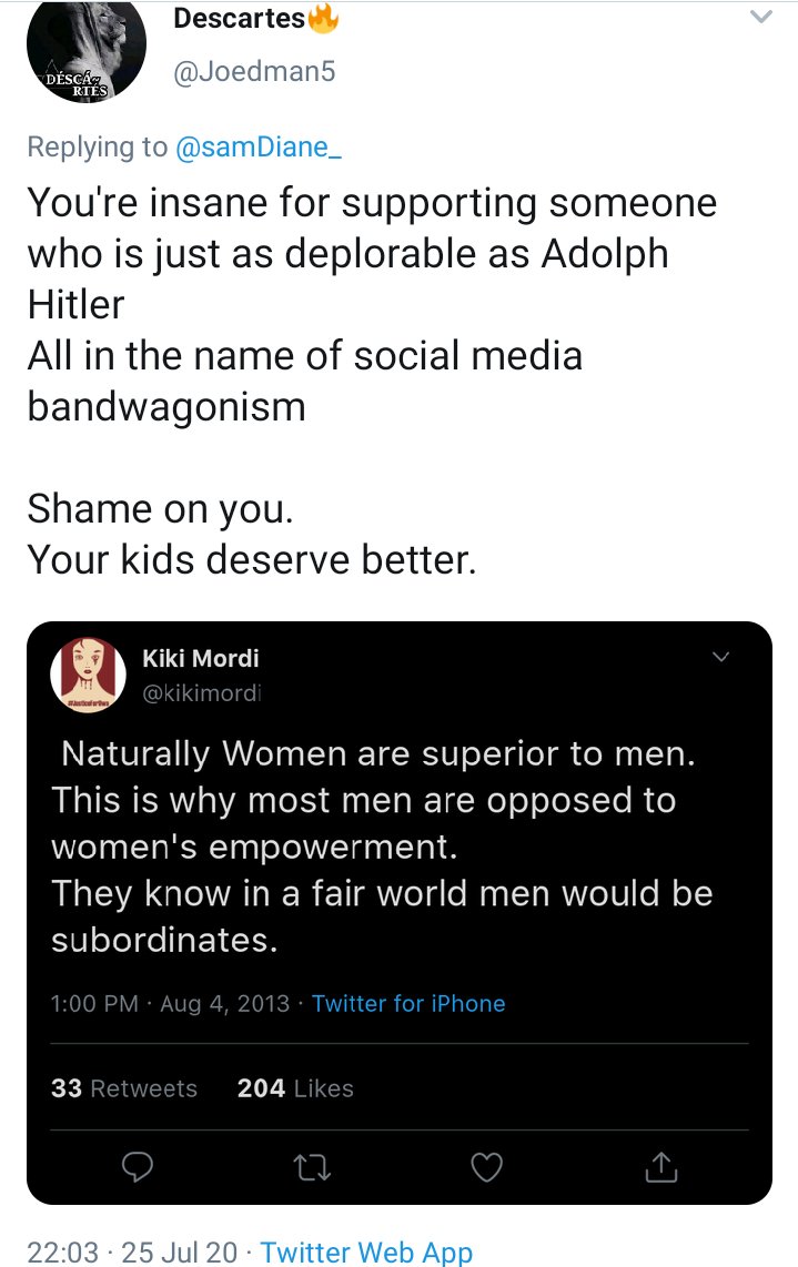 This account was created in June and in just one month, he has posted five different doctored screenshots:  https://twitter.com/Joedman5/...