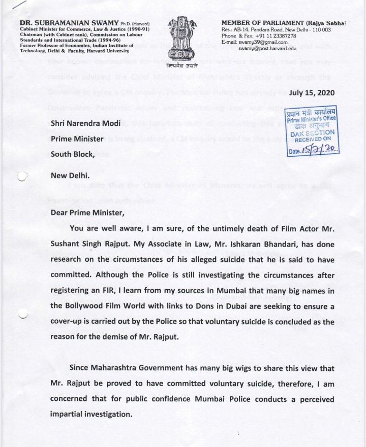 Spiritual_18's tweet photo. As a Resident of Uttar Pradesh, 
I Request @rajnathsingh
@Gen_VKSingh
@dr_maheshsharma 
To please write a Letter to our PM @narendramodi asking forCBI ENQUIRY in Sushant Singh Rajput Mysterious death case.
A Kind Request🙏@republic @Swamy39 @ishkarnBHANDARI  
#ArrestCulpritsOfSSR https://t.co/a3ZZN2LbFb