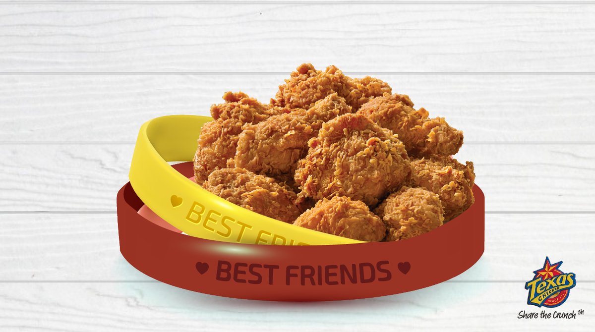 TexasChickenSA's tweet photo. ريتويت لو دجاج تكساس المفضل عندك!
#دجاج_تكساس_السعودية

Retweet if Texas Chicken is your BFF!
#TexasChickenKSA https://t.co/TJmjQ4JuRx