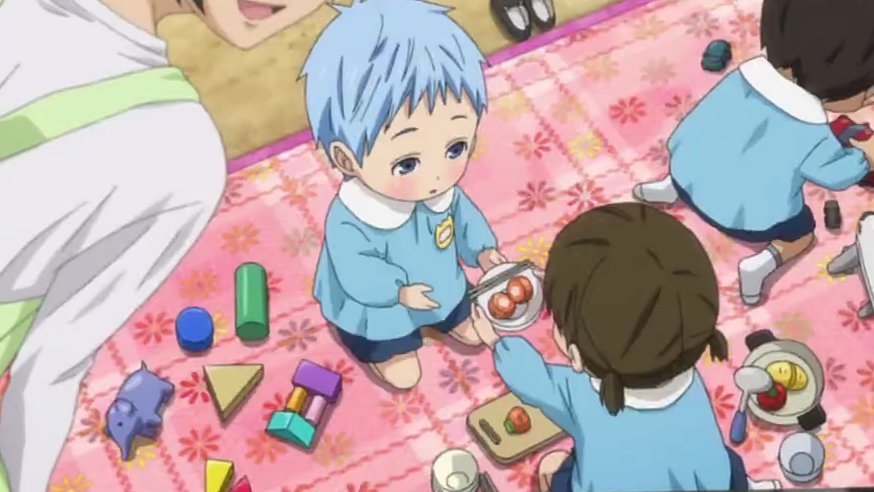 kuroko but he gets older as you scroll down