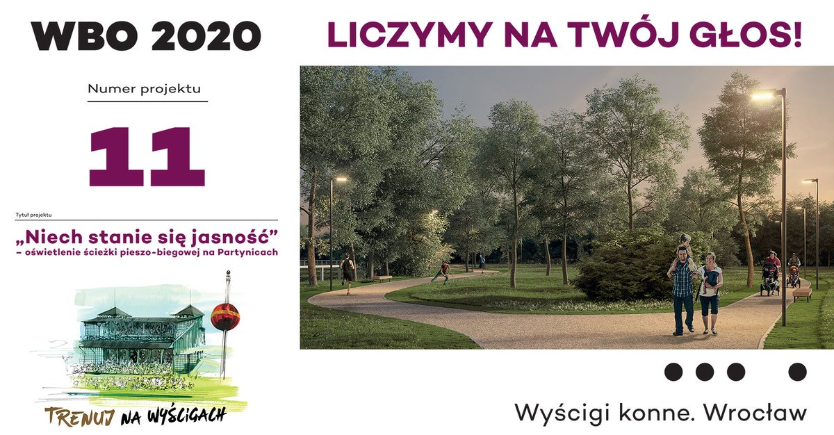 wyscigikonne's tweet photo. Niech stanie się jasność- głosuj na partynicki projekt WBO nr 11 https://t.co/feX7SMlbDd #sport #bieganie #Wrocław https://t.co/HcaHk14qbC