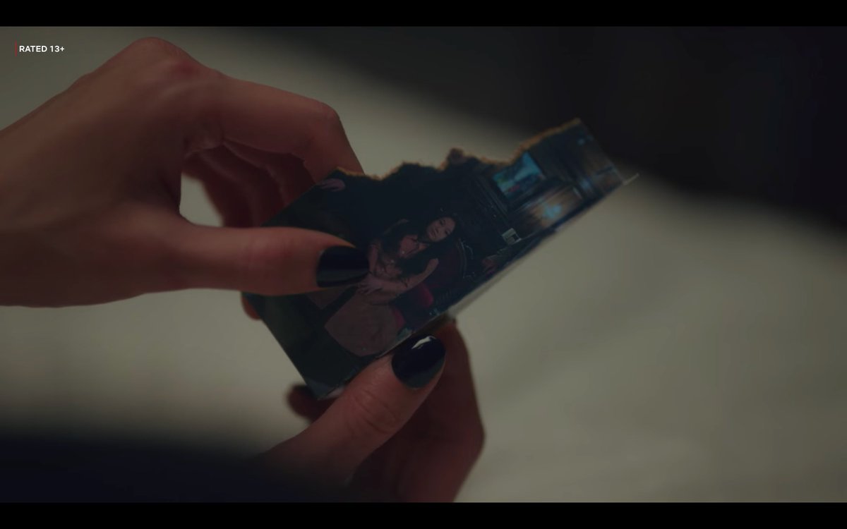 MY still loves her dad. She would rather "kill" her father, than remember him as the man who tried to murder her. That's why she folds his picture, rather than tear it off. She still longs for him to recognize her. I hope my tear ducts are ready by then. #itsokaytonotbeokay