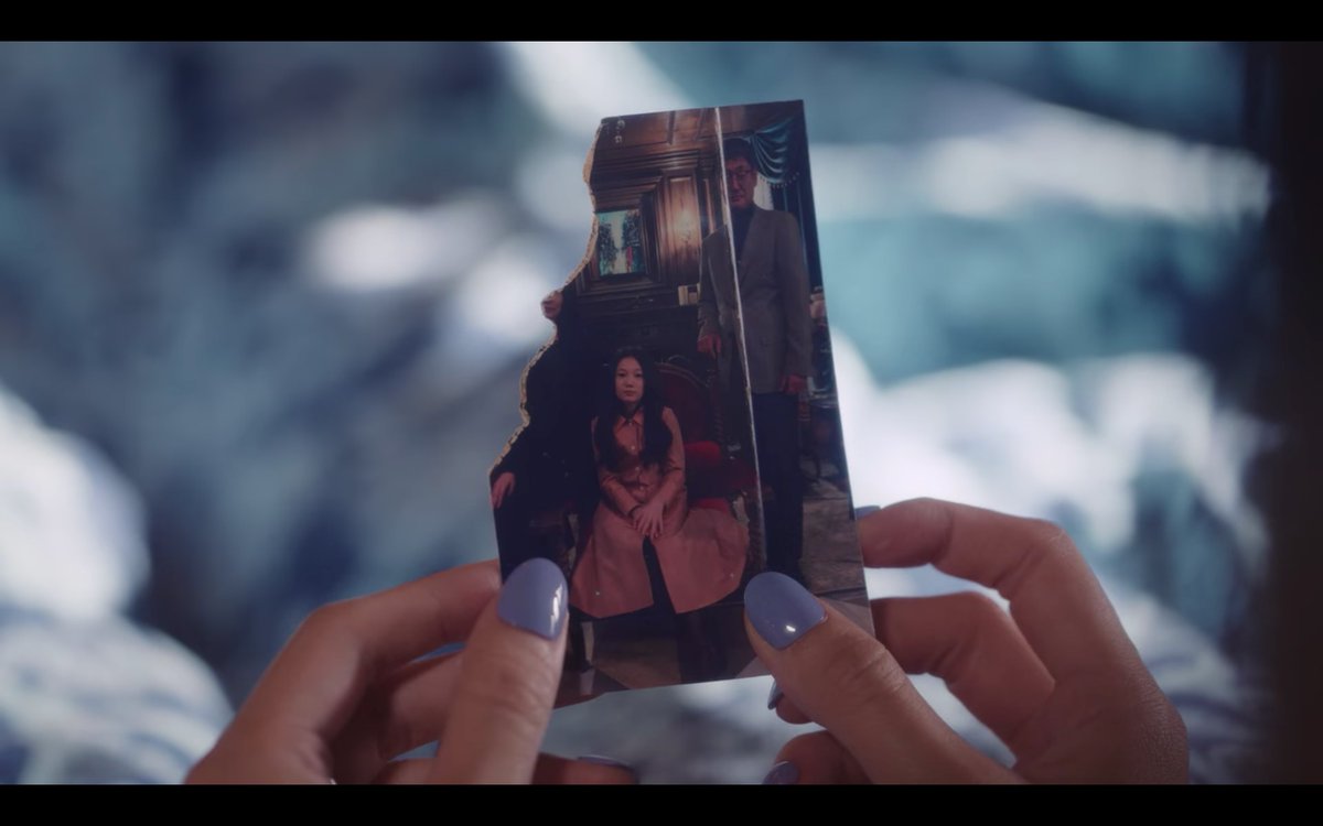 MY still loves her dad. She would rather "kill" her father, than remember him as the man who tried to murder her. That's why she folds his picture, rather than tear it off. She still longs for him to recognize her. I hope my tear ducts are ready by then. #itsokaytonotbeokay