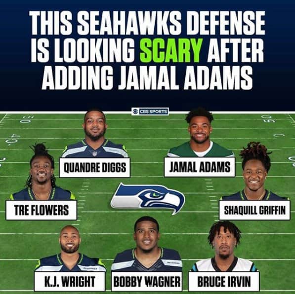 LoganLc_'s tweet photo. No smoke no smoke *NBA Youngboy voice*
#JamalAdams #HawkNation #SeattleSeahawks 💚💙💚💙 https://t.co/8rqiTKwCvF