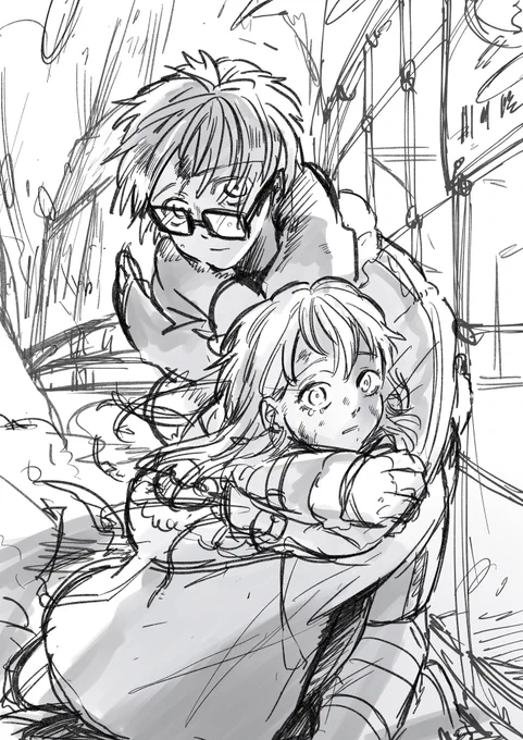 落書き いつか描きたい漫画のワンシーン 