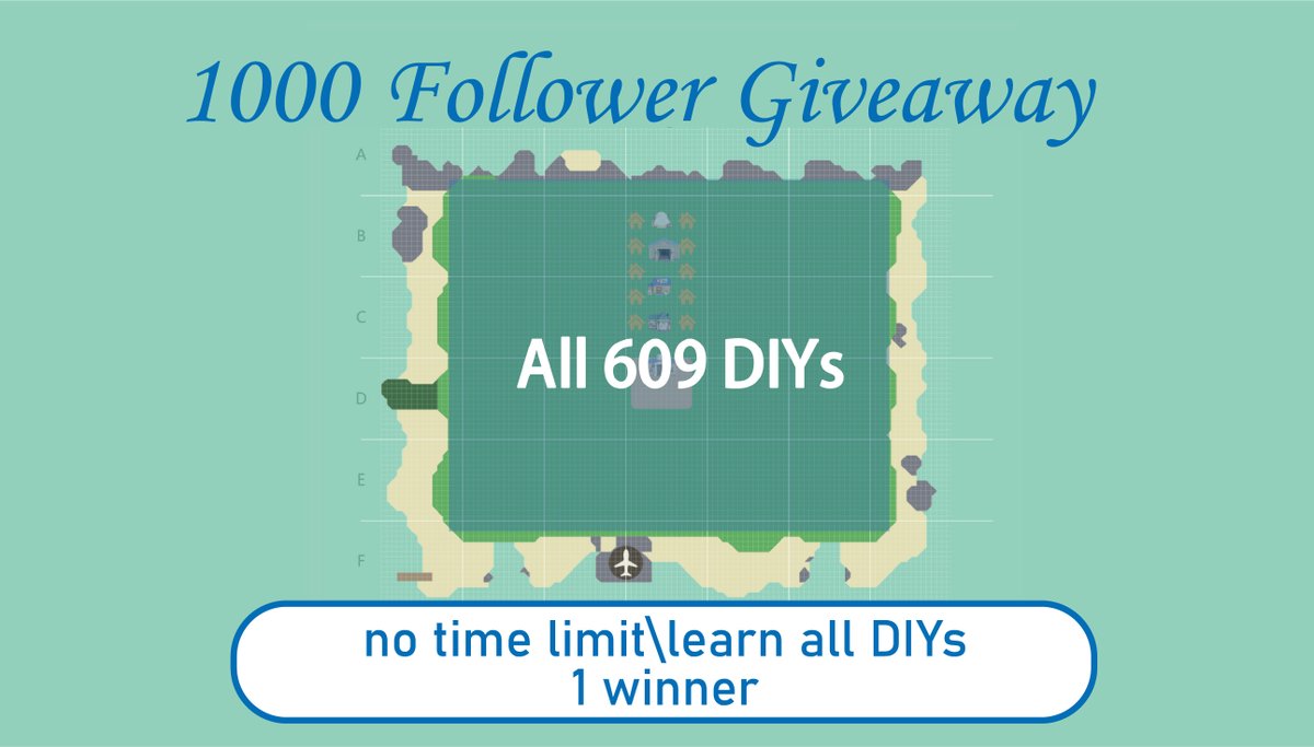 zpc452's tweet photo. 💥"DIY Island "giveaway💥

💥1 winner💥

💥No time limit💥Learn all DIYs💥

How to enter 

RT 
Following 
Tag a #acnh  friend 

End in 24hours

If you want to buy,please DM me($6)
#ACNHgiveaway  #AnimalCrossing                #AnimalCrossingNewHorizon https://t.co/BZDYlLTfNG
