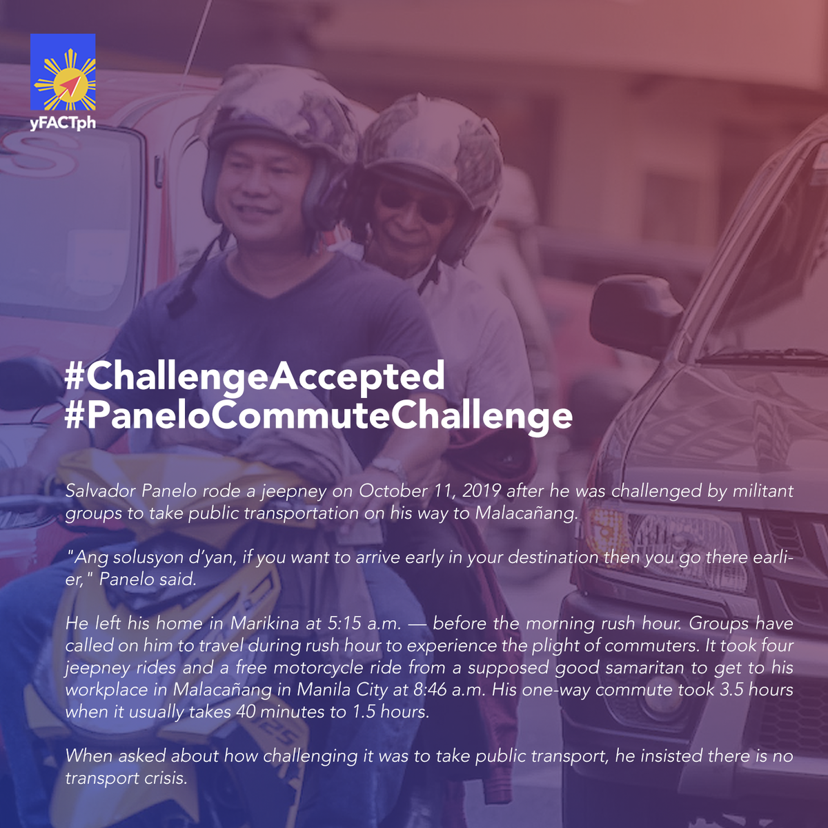 yFACTph's tweet photo. June 2019: #NoToMandatoryROTC
October 2019: #ChallengeAccepted #PaneloCommuteChallenge
April 2020: #TulongHindiKulong #MedikalHindiMilitar #ProtectVico

#SOanoNA 
#SONA2020 https://t.co/N3y6bK5z1a