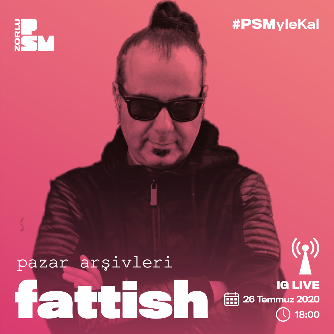ZorluPSM's tweet photo. Lokal elektronik müzik sahnesinin kahramanlarını ağırladığımız canlı yayın serimiz Pazar Arşivleri, SonarMini sahnesinde eğlenceli setine eşlik ettiğimiz Fattish ile devam ediyor! Bugün saat 18.00’de Instagram hesabımızda yayında. #PSMyleKal https://t.co/q67K7yTGik
