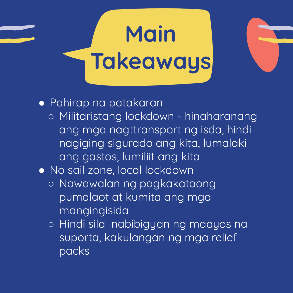 wavefarers's tweet photo. Here are some important takeaways from Ka Pando, our last speaker’s presentation ❤️
#CallForChange2020 #ITHAC #WaveOfChange https://t.co/y6L3cQr1gy