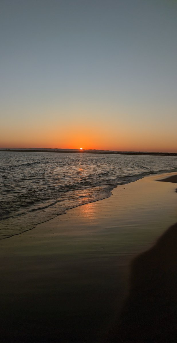 Puesta de sol Isla Canela, Huelva