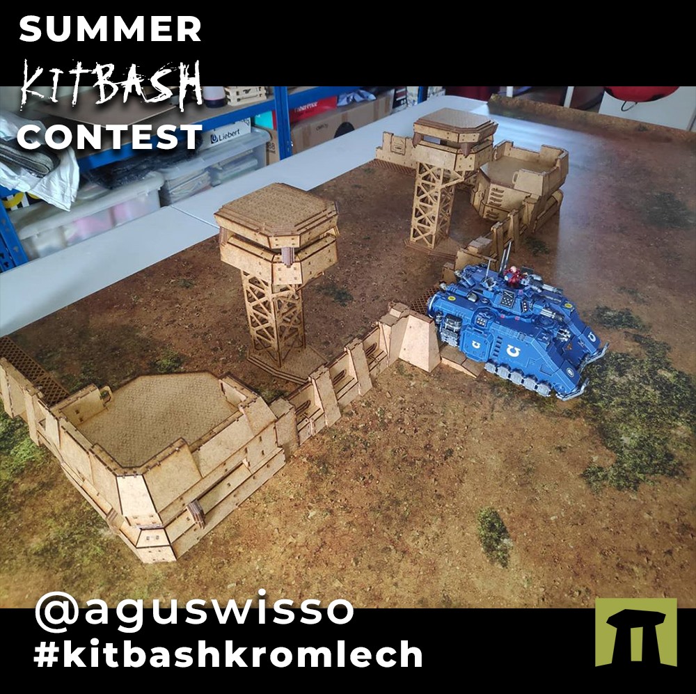KromlechEU's tweet photo. #kitbashkromlech contest is live!
Our Imperial Planetary Outpost terrain by @aguswisso
Learn more: https://t.co/umJWItsGUZ
#contest #kitbash #warhammer40k #warhammercommunity #warhammer #warhammer40000 #wh40k #wh40000 #miniatureterrain #mdfterrain #hdfterrain #resinterrain https://t.co/bAdCHjzxnO