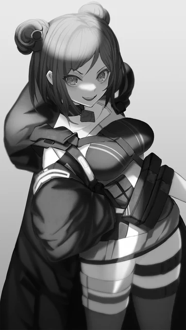 #絵をモノクロにするとかっこいい
黒は甘美 