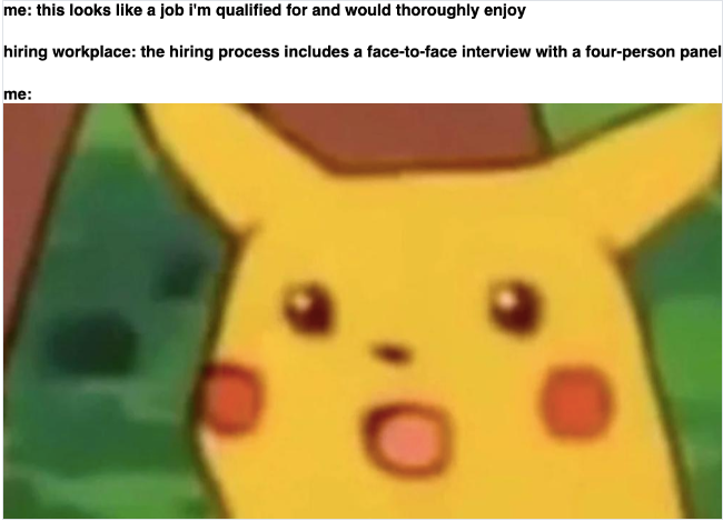 If I had a dollar for every time this happened to me ... I wouldn't need to read any more job applications. 

#ActuallyADHD #ActuallyAutistic #NeurodiverseSquad