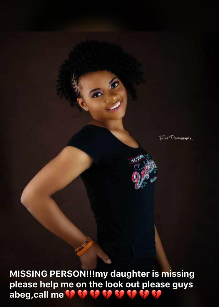 Missing person.
Name: Victoria Danbaba
Last seen: Thursday, 23 July 2020. Jos.
Please, help find her.
RT🙏🏾