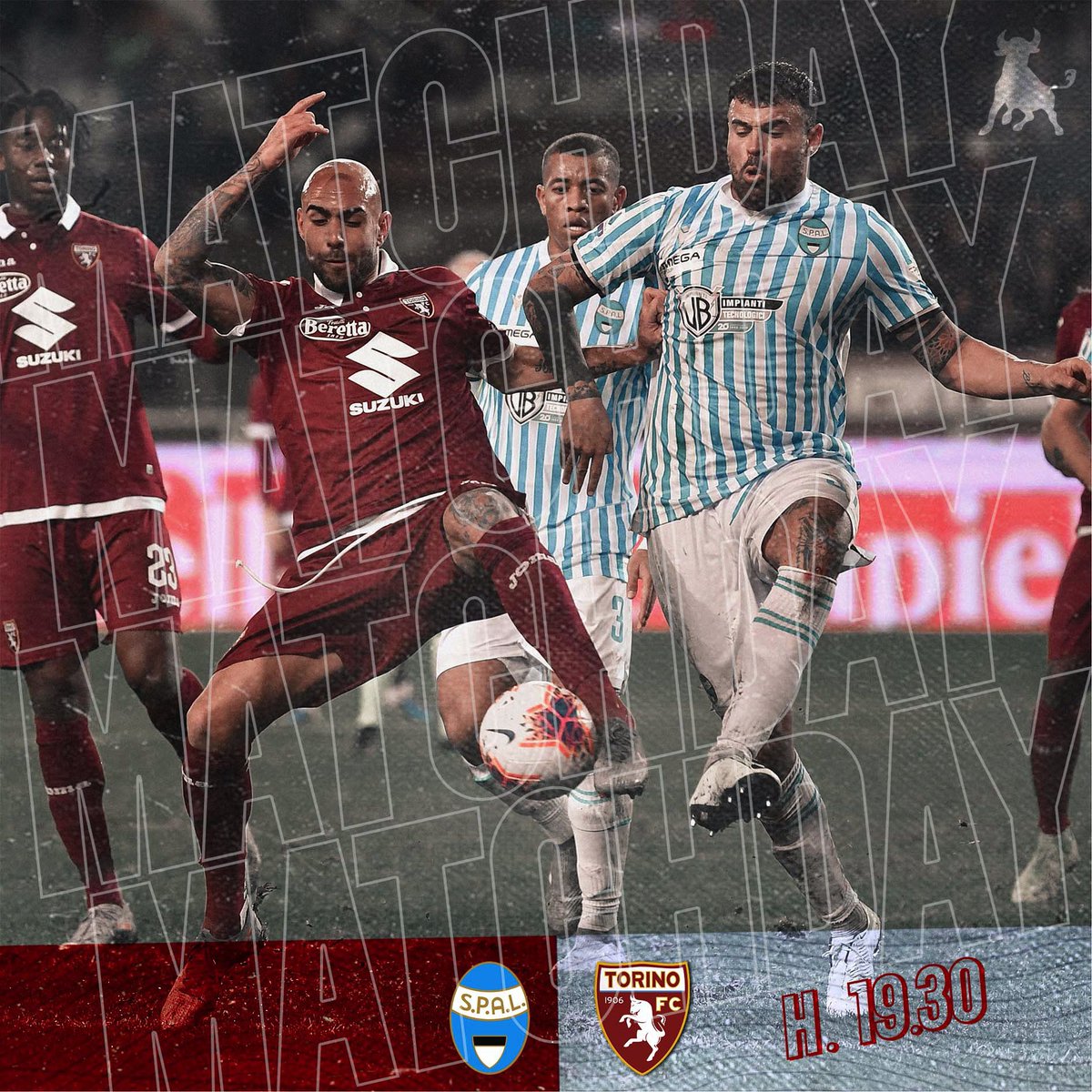 Toro_News's tweet photo. 🔥 #SPALTorino⁣
🏆 @seriea⁣⁣⁣⁣⁣
⏳ 19.30⁣
🏟 Stadio Paolo Mazza, Ferrara
⁣⁣
🔥 Are you ready? ⁣⁣⁣
⁣⁣⁣⁣
#SPALTorino #SerieATIM #26luglio #Zaza #Petagna #ToroNews https://t.co/wSzfbZpfNT