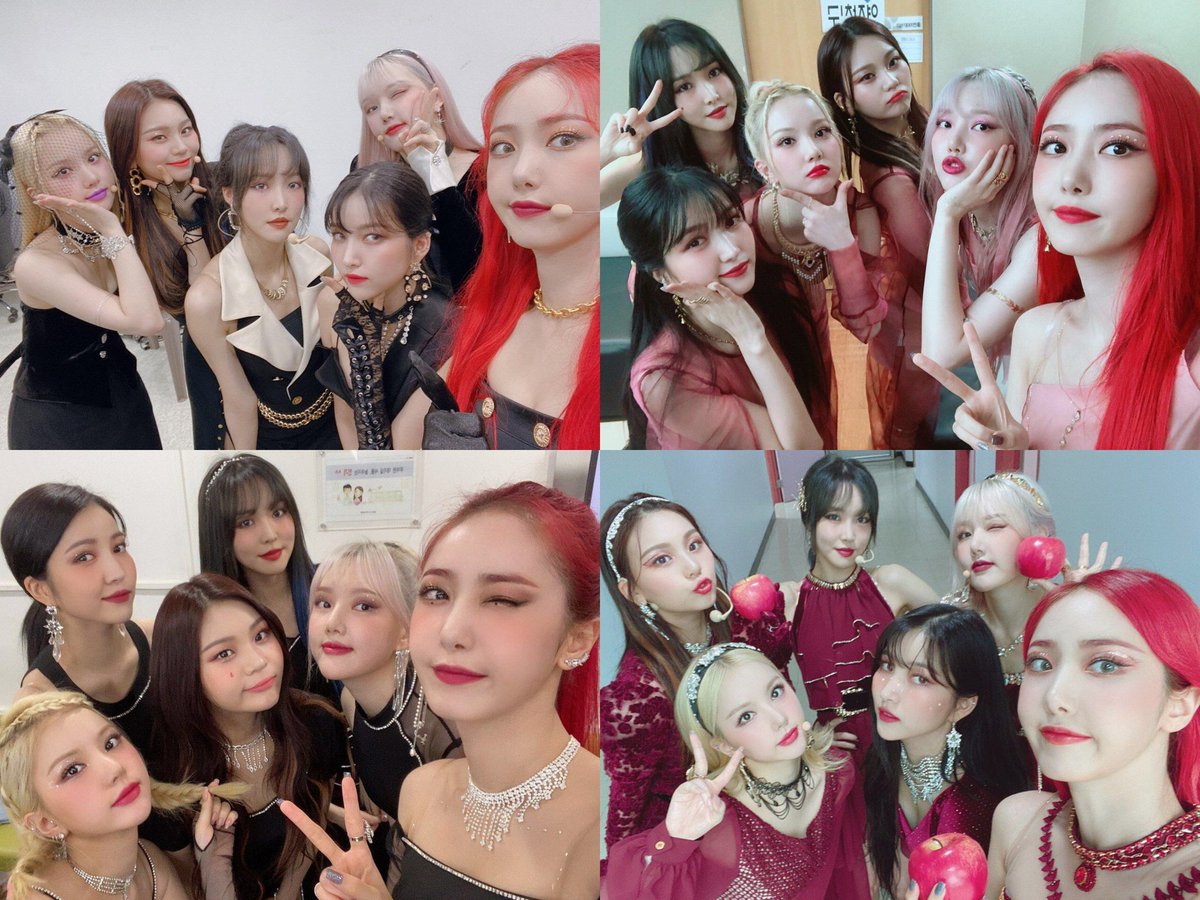 yujugcfs's tweet photo. i can't believe apple promotion has ended. it feels so short 😭 this is one of the most tough comeback but i'm proud of gfriend and buddies. we did our best already ❤️ #GoodJobGFRIEND https://t.co/WlY4CRREIY