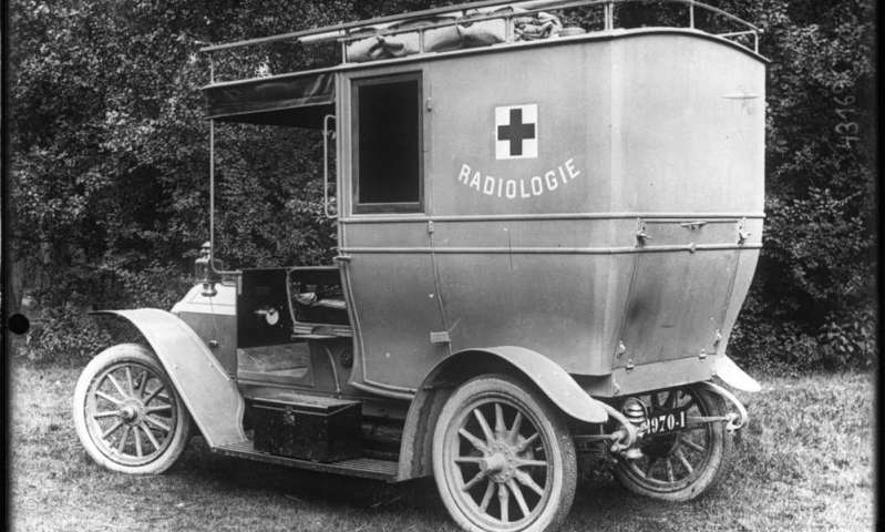 One of major casualties of war in WW1 were broken limbs and bullets lodged deep in bodies. But X-Rays were limited to a few hospitals far away from battlefield.Curie reached out to her wealthy friends to get them to donate vehicles. She then modified them into mobile X ray vans