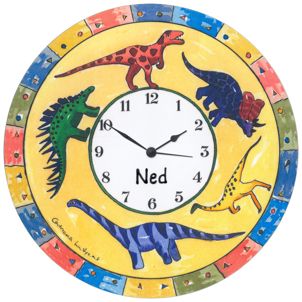 AnimuralsGifts's tweet photo. Tyrannosaurus, Brachiosaurus, Stegosaurus.......

Fun, colourful and personalised....what more do you need as that perfect birthday present??

Made in UK ♥️
Completely SILENT, quartz mechanism.

. https://t.co/wKhNkPZlN9