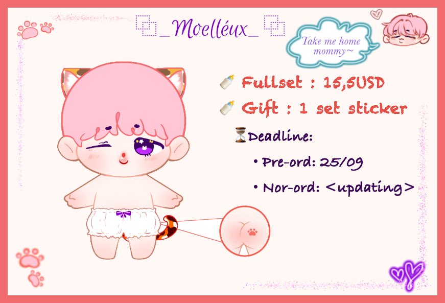 Moelléux (Jimin’s doll) tweet media