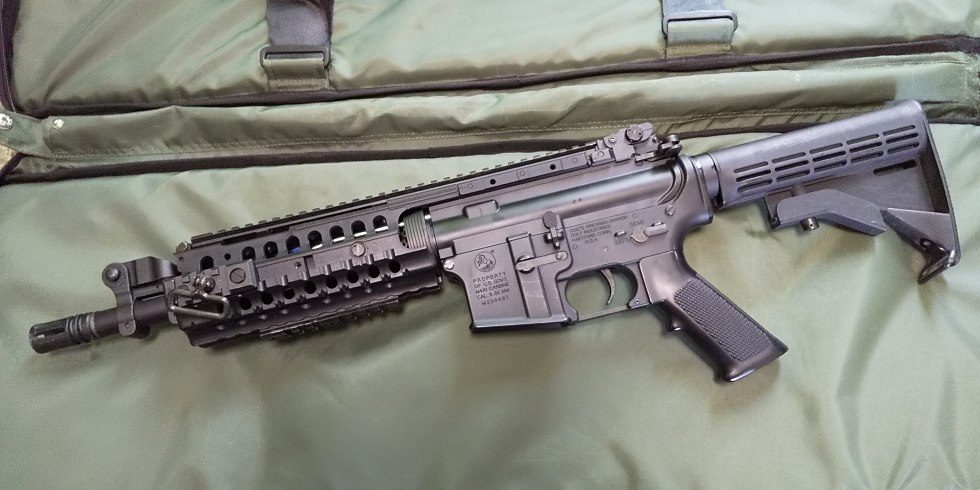 東京マルイ M4 S-SYSTEM ショートバレルカスタム M4 S-SYSTEM | フォトギャラリー | エアガン・カスタム修理
