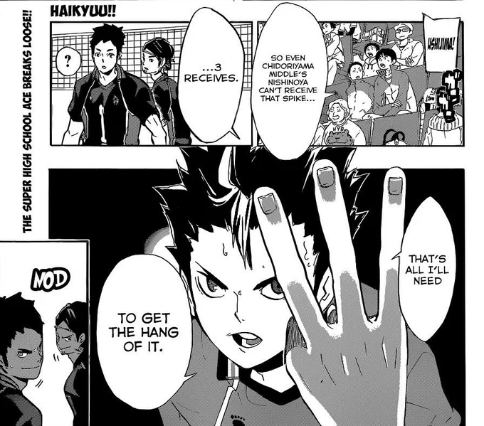 this is one fo nishinoya's coolest moments and people don't talk about it enough 