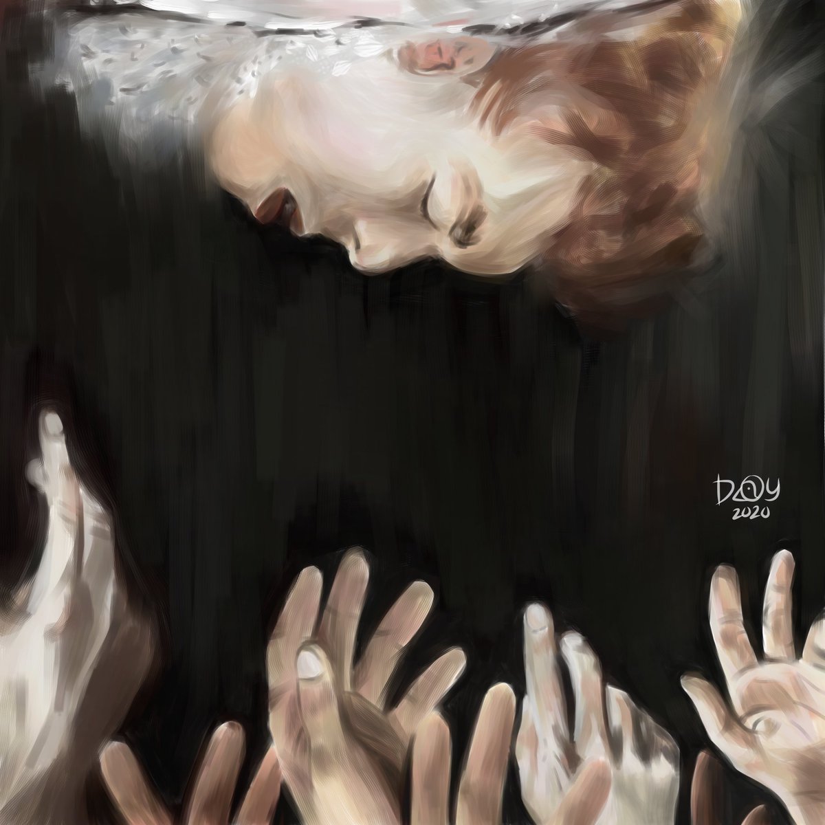 d_yism's tweet photo. “Yet again I’m drowning into my own thoughts hoping for a hand from you to pull me away from every shitty thought stuck in my head.” - AK

#art #surreal #digitalart #KyleThompsonPhotography #ibisPaintX https://t.co/VhpBME3Tpc