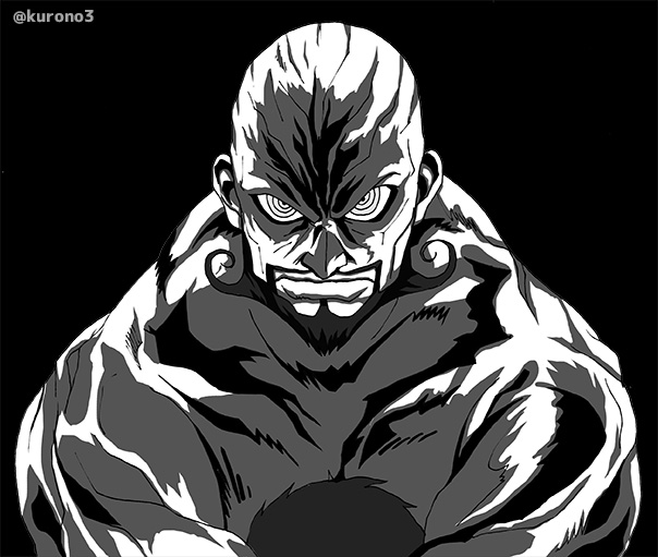#絵をモノクロにするとかっこいい
男キャラでやってみた。 