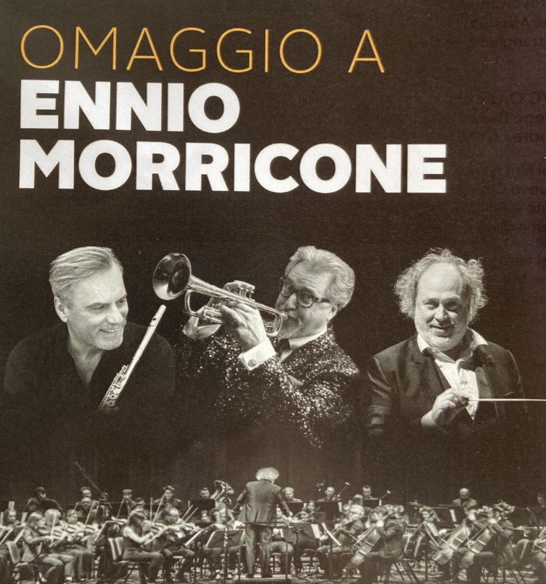 adrianadanielis's tweet photo. #OMAGGIO A #MORRICONE #Palmanova
E scivolare tra le immagini di famose pellicole, dalle melodie nostalgiche di Nuovo cinema Paradiso ai ritmi galoppanti di Sergio Leone #fvglive  #FvgOrchestra #MauroMaur #FrançoisedeClossey #AndreaGriminelli #DiegoBasso https://t.co/f8cNMIe98P