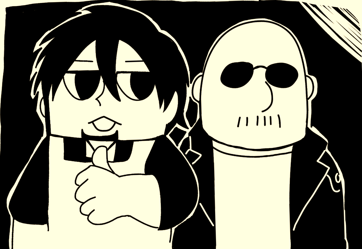 わしゃがなTVの2人描いた 