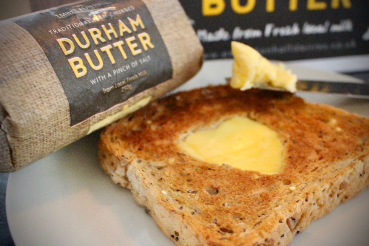 HallEmbleton's tweet photo. We're feeling the love at #breakfast today. What could be better than #DurhamButter on toast? 💛🍴 https://t.co/dlzVfXpNxk