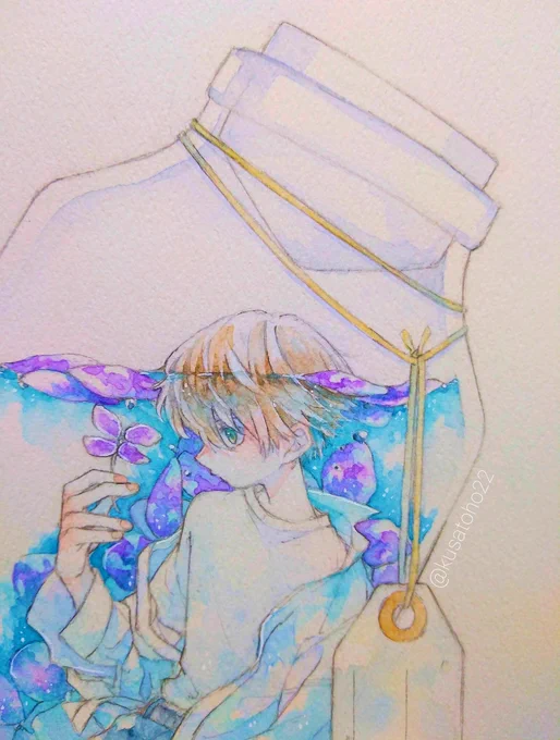 #絵を彩度100にすると超派手
発光する?✨ 