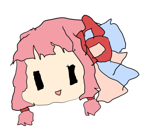 琴葉茜 「左手で描いた茜ちゃんです。対戦よろしくお願いします。 」|トゥーミのイラスト