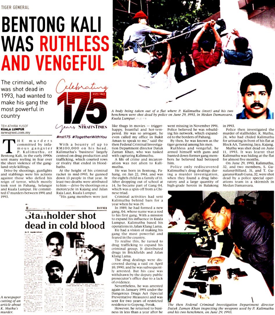 Satria Siber on Twitter: "RT PDRMsia: KERATAN AKHBAR PILIHAN: BENTONG KALI WAS RUTHLESS AND VENGEFUL Read further on the attached link, https://t.co/YgouRfdDbc Sumber: New Straits Times https://t.co/r7HKq0Hbho"
