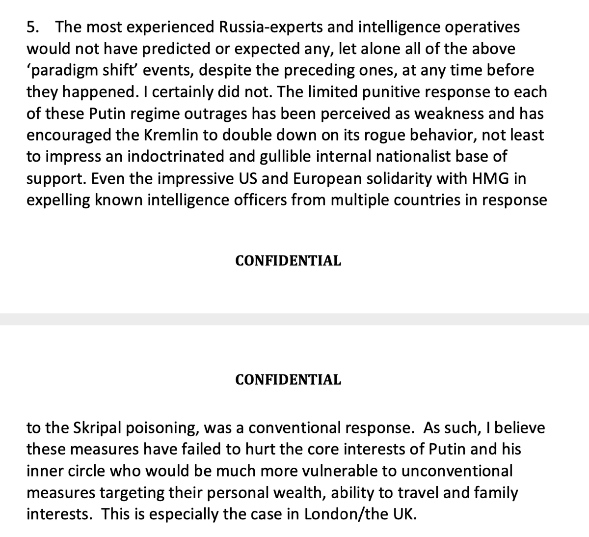 Fascinating: most analysts and operatives were caught short (including Steele himself!) because...nobody saw Putin attempting something so insane. And when we met his actions with traditional responses, he just went harder, right for the throat.