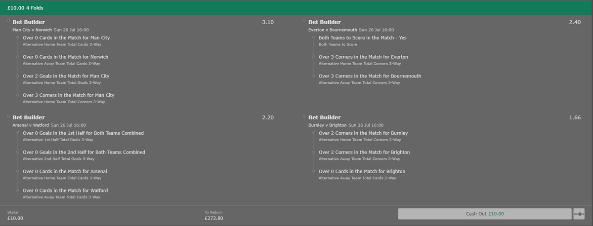 TippingTony's tweet photo. 🎉 IPM's Premier League Giveaway 🎉

1 hour to go until the final EPL games &amp; we've knocked together this little Bet Builder acca for you

RETWEET before 4PM &amp; if it wins, we'll give one person the winnings. Done.

AND we'll choose 3 people to win a 1 month Premium Membership https://t.co/1xspfhQ8cj