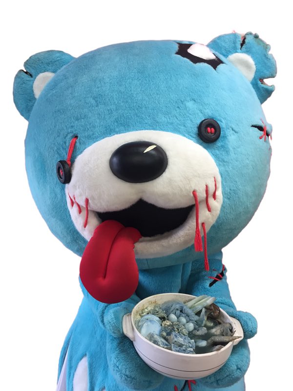 Zombear, the zombie bear from Hokkaido, is selling his own ramen