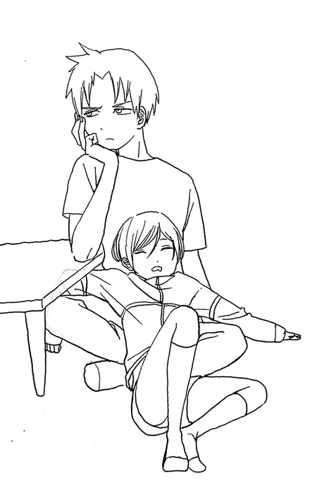 これは2年前に描いたけど綺麗にするのがめんどくさかったへし薬 
