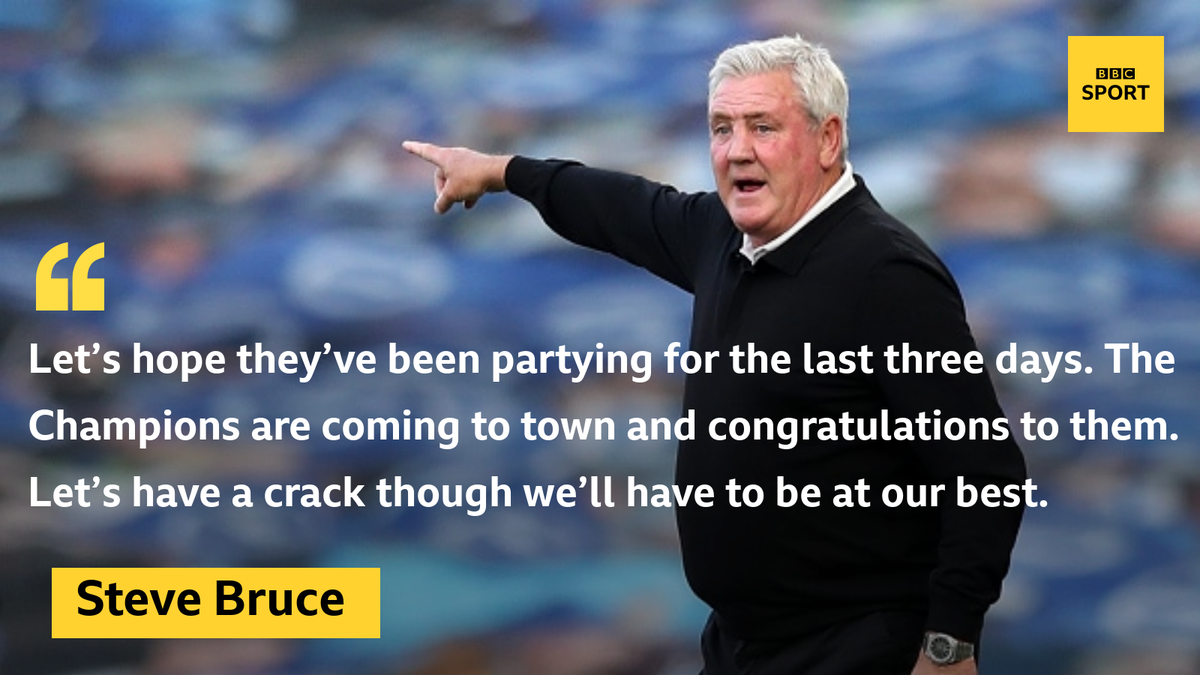 bbcnewcastle's tweet photo. ⚫️⚪️Steve Bruce💭

The Newcastle United Head Coach says his side will have to be at their very best if they are to pick up a result against Liverpool this afternoon.

#NUFC #bbcfootball https://t.co/AxsH9AOnGV