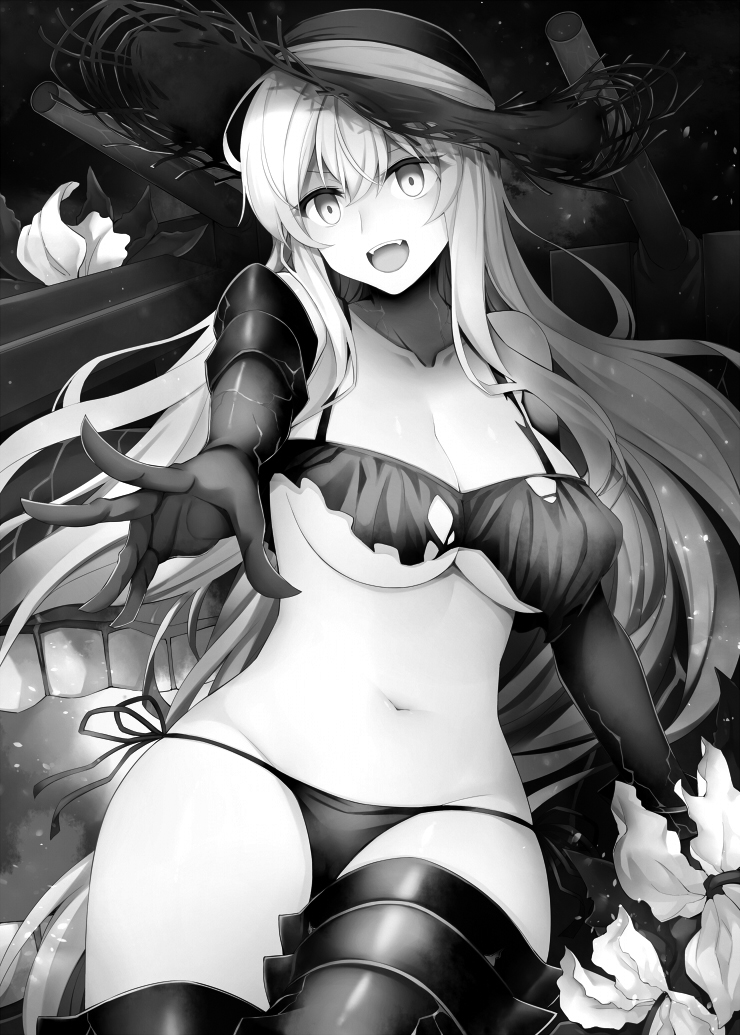 #絵をモノクロにするとかっこいい 
🤔 