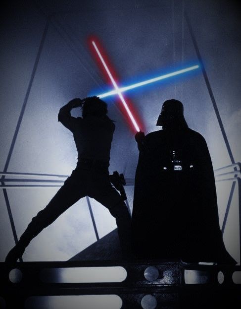 Vaders and lukes in Empire Strikes fight is caused by Lukes training who now want to kill Vader - this fight ends with a TWIST - that Vader wants Luke by his side!In Return of the Jedi Lukes motivation is AGAIN to kill him to save his friends but then he knows he can’t -
