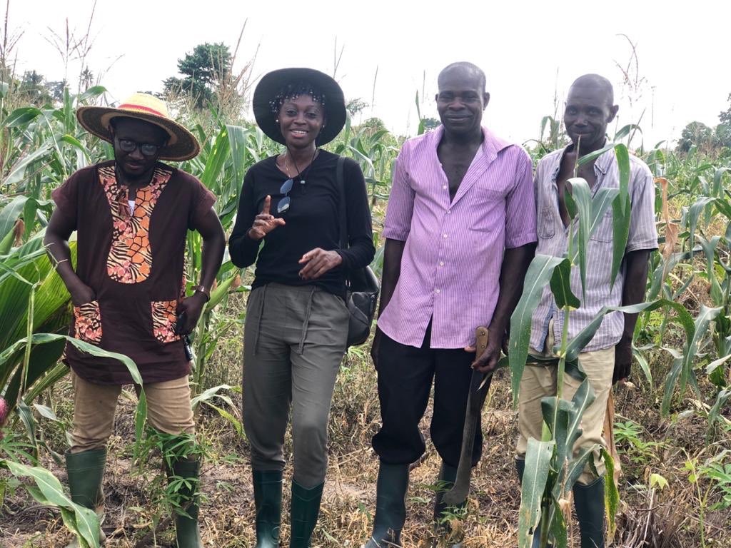Gentle_Farmer's tweet photo. Working on a new farm partnership with Grace Ofosuaa Twumasi . We had site visit yesterday. We looking at sweet potatoes 🍠  , cassava . We have eyes on processing . 
All the best to this partnership https://t.co/HV7zZSvxIf