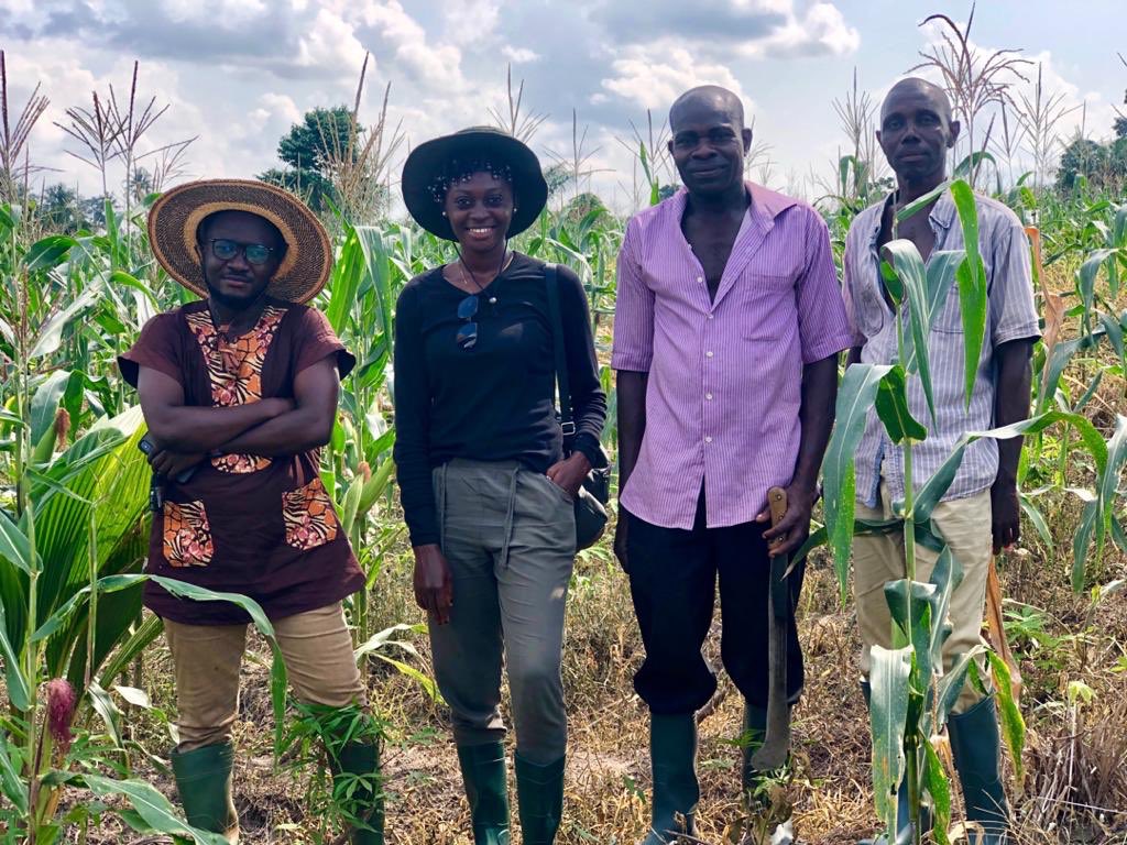 Gentle_Farmer's tweet photo. Working on a new farm partnership with Grace Ofosuaa Twumasi . We had site visit yesterday. We looking at sweet potatoes 🍠  , cassava . We have eyes on processing . 
All the best to this partnership https://t.co/HV7zZSvxIf