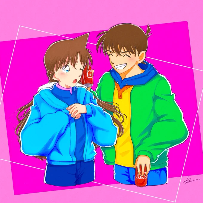#絵を彩度100にすると超派手 ほう。 