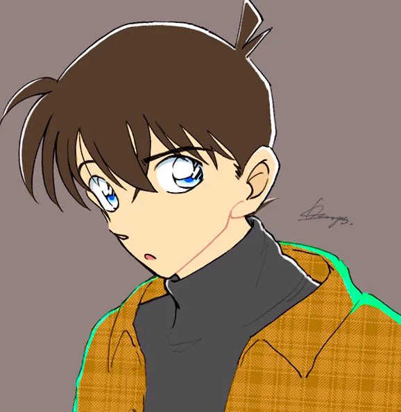 #絵を彩度100にすると超派手 ほう。 