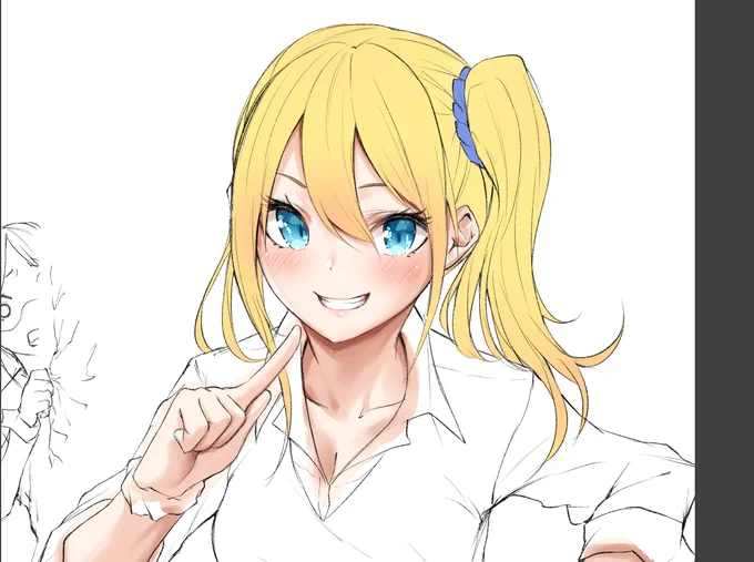 金髪キャラ描くの久しぶり
ハーサカ 