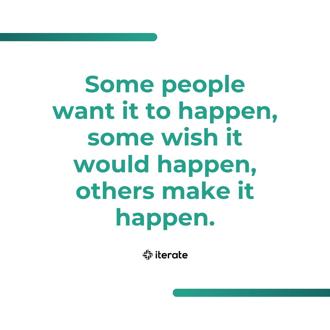 iterateiterate's tweet photo. “Some people want it to happen, some wish it would happen, others make it happen.” – Michael Jordan
Have a blessed Sunday!
#digitalmarketing #iterate #iteratemarketing #success #motiivation #motivational #inspirational #quotes https://t.co/ALrWz1VeSi