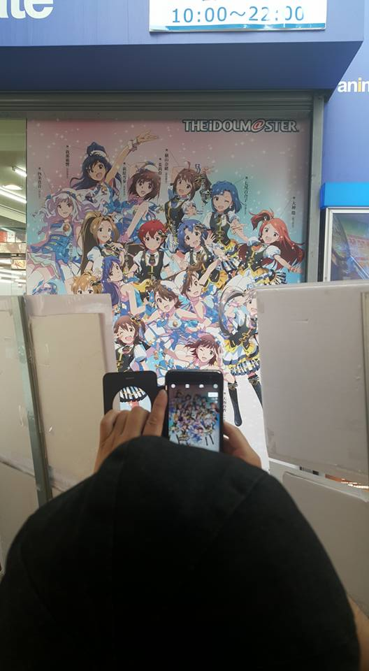 Mycstea ミステア 17年 The Idolm Ster 765 Millionstars First Time In Taiwan に参戦しました 現地のアニメイトに貼ったでかい壁紙の写真を撮った アイマス15周年おめでとう