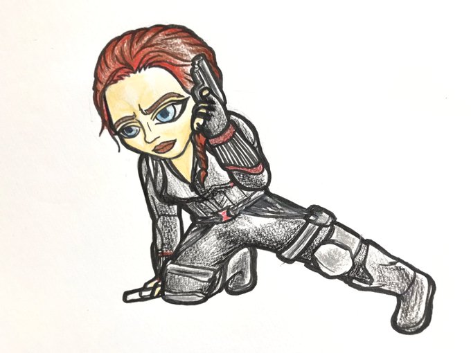 ブラック ウィドウのtwitterイラスト検索結果