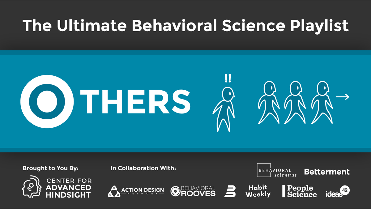 behavioralgroov's tweet photo. The only thing we care about more than ourselves is what OTHER people think of us. https://t.co/ketdl9QX3u
#behavioralgrooves #music #behavioraleconomics https://t.co/mFCHBpgtN8