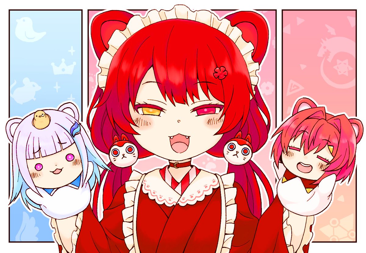 #絵を彩度100にすると超派手 
目がぁ! 